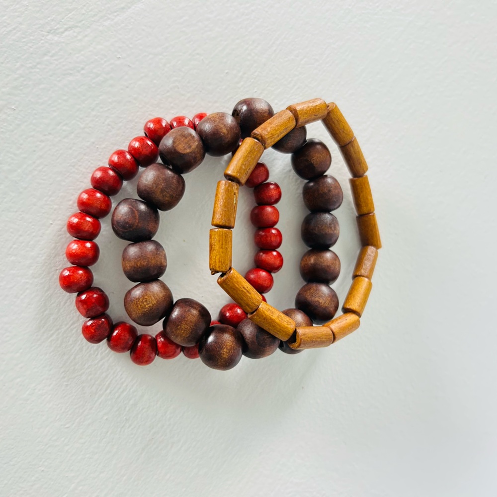 Set of 3 Beaded Bracelets